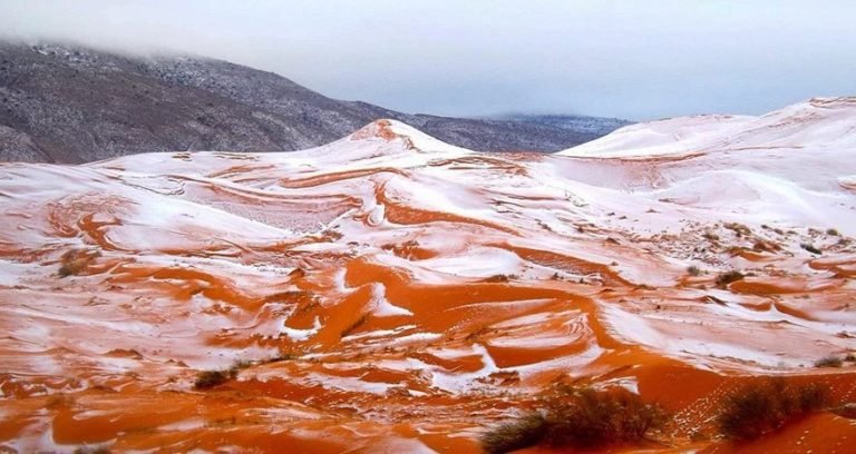 Pada gdje ne treba: Snijeg u Sahari nakon 37 godina