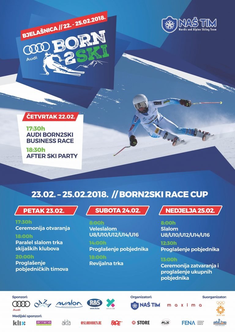 AUDI BORN2SKI 2018: Festival alpskog skijanja na Bjelašnici