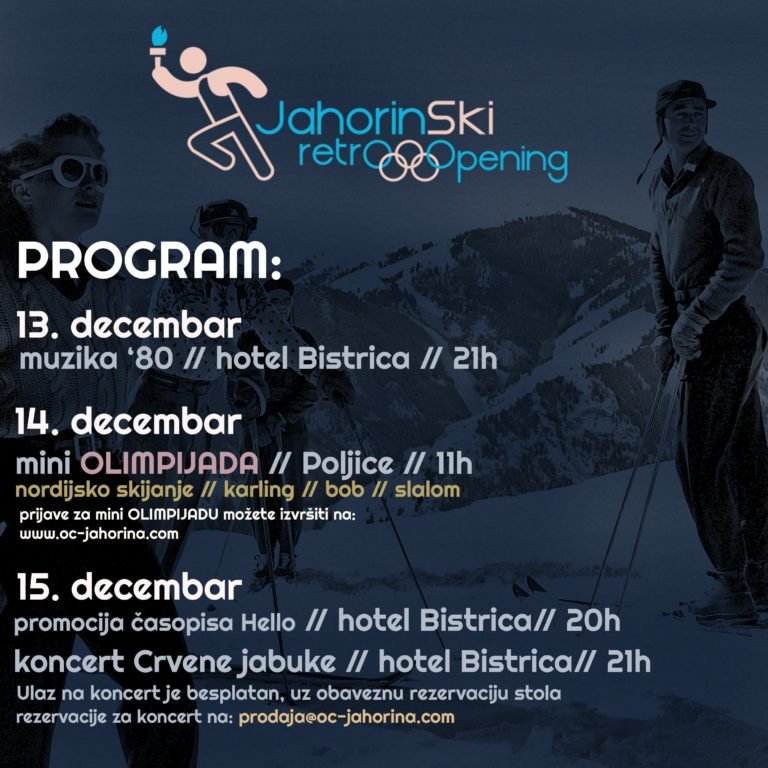 Poziv za učešće u mini olimpijadi Jahorinskog retro Openinga