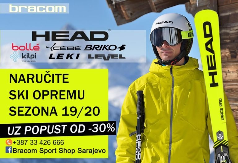 BRACOM vas poziva: Testirajte i naručite SKI opremu 19/20 uz popust od -30%
