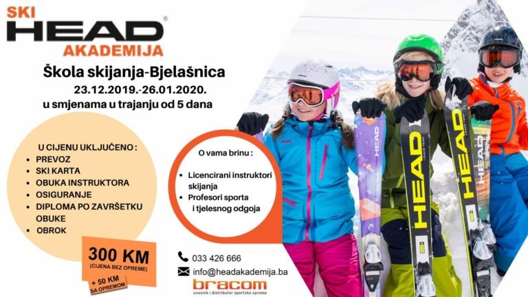 „Ski HEAD Akademija“ organizuje školu skijanja za sve uzraste