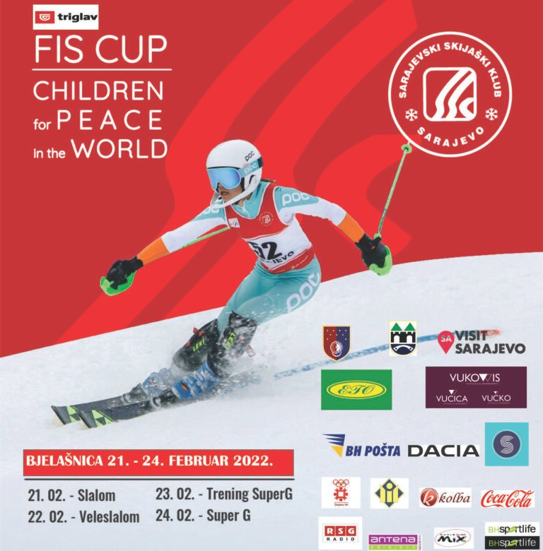 FIS kup “Djeca za mir u svijetu” od 21-.24.02. na Bjelašnici