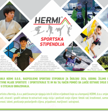 Poziv mladim sportistima – Hermi sportska stipendija 2026.