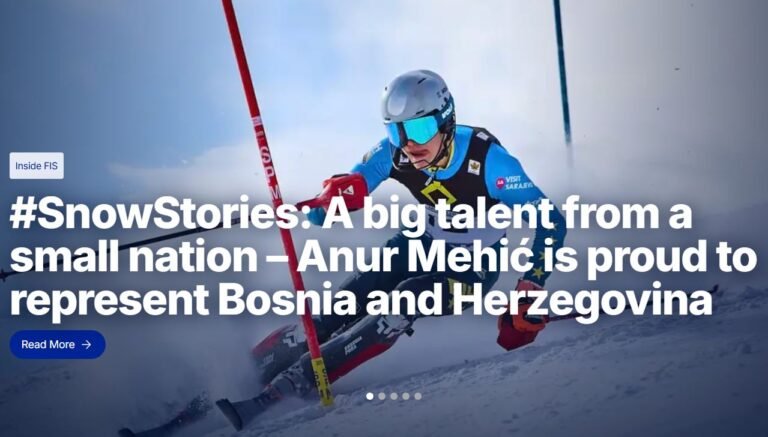 #SnježnePriče: Veliki talenat iz male nacije – Anur Mehić ponosno predstavlja Bosnu i Hercegovinu